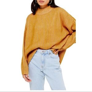 Topshop mock neck sweater